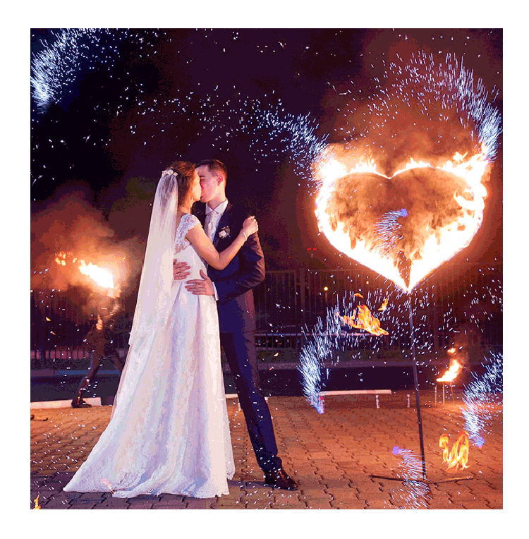 Организация пиротехнического шоу на свадьбу  Кемерово | kemerovo.salutsklad.ru