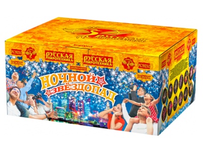 Ночной звездопад Комбинированный Фейерверк купить в Кемерово | kemerovo.salutsklad.ru