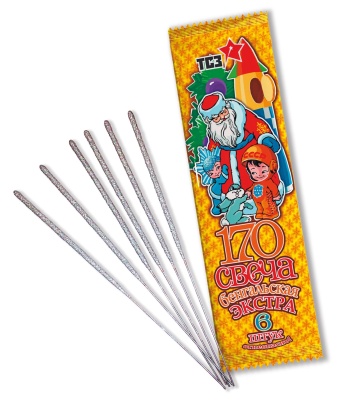 170 мм. Экстра Бенгальские огни купить в Кемерово | kemerovo.salutsklad.ru