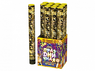 Праздничная 50 Пневматическая хлопушка купить в Кемерово | kemerovo.salutsklad.ru