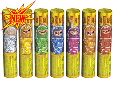 Цветной дым 25 Цветной дым купить в Кемерово | kemerovo.salutsklad.ru